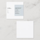 Carte De Rendez-vous Conception simple chique moderne de rappel de (Devant / Derrière)