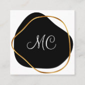 Carte De Rendez-vous Concierge personnel Classy Monogram (Devant)