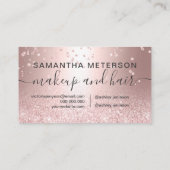 Carte De Rendez-vous Confettis métalliques d'étincelle de parties (Dos)