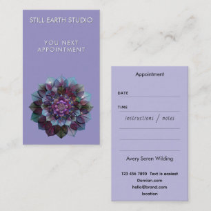 Carte De Rendez-vous Conseil des Feuilles   Mandala