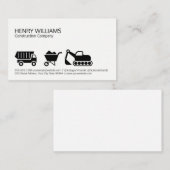 Carte De Rendez-vous Construction (Devant / Derrière)