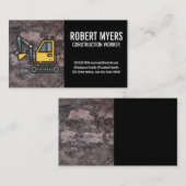 Carte De Rendez-vous Construction (Devant / Derrière)