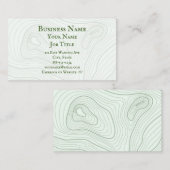 Carte De Rendez-vous Contours (Devant / Derrière)