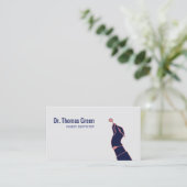 Carte De Rendez-vous Cool Moderne Dentiste Bureau Nomination Rappel (Debout devant)