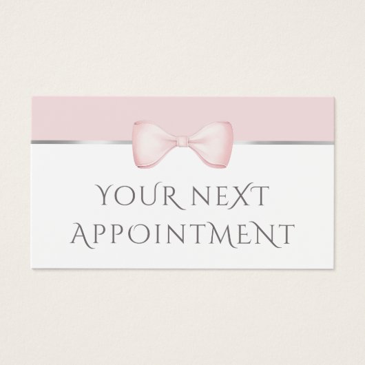 Carte de rendez-vous Coquette (Devant)