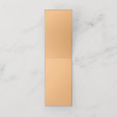 Carte De Rendez-vous Couleur hexadécimale #FABA77, Brandy (Intérieur déplié)