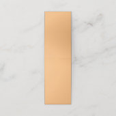 Carte De Rendez-vous Couleur hexadécimale #FABA77, Brandy (Extérieur déplié)