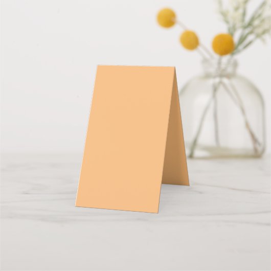 Carte De Rendez-vous Couleur hexadécimale #FABA77, Brandy (Dos)