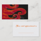 Carte De Rendez-vous Couper les cheveux (Devant / Derrière)