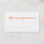 Carte De Rendez-vous Couper les cheveux (Dos)