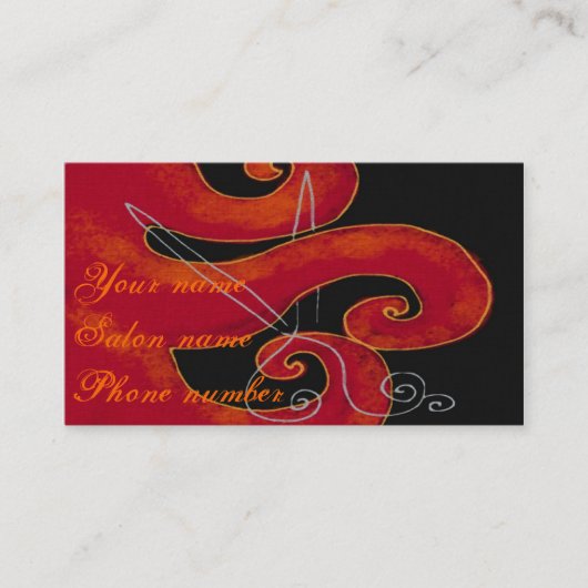 Carte De Rendez-vous Couper les cheveux (Devant)