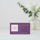 Carte De Rendez-vous Couronne rose (Debout devant)