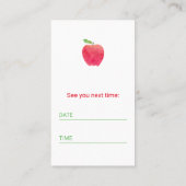 Carte De Rendez-vous Cours particuliers à la maison de rappel de (Dos)