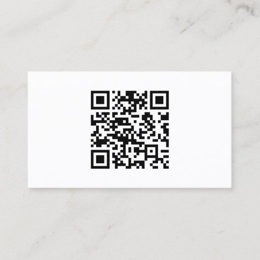 Carte De Rendez-vous Création instantanée de code QR (en entrant votre (Devant)