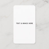 Carte De Rendez-vous Créez votre propre blanc (Devant)