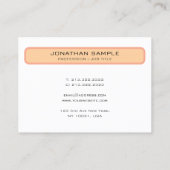 Carte De Rendez-vous Custom Elegant Modern Simple Appointment Reminder (Dos)