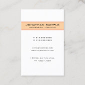 Carte De Rendez-vous Custom Plain Appointment Reminder Template (Dos)