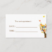 Carte de rendez-vous d'affaires stylish Trees Ther (Dos)