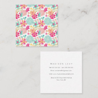 Carte De Rendez-vous Dames Motifs Fleurs Artistes Pastel Designer