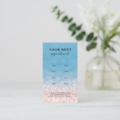 Carte de rendez-vous de beauté simple et élégante (Debout devant)