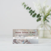 Carte de rendez-vous de brossage des dents à la cl (Debout devant)