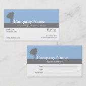 Carte de rendez-vous de carte de visite (Devant / Derrière)