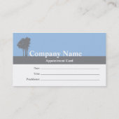 Carte de rendez-vous de carte de visite (Dos)