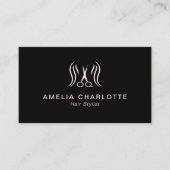 Carte de Rendez-vous de Coiffeur | Réservation de (Devant)