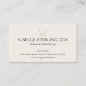 Carte de rendez-vous de dentisterie moderne (Devant)