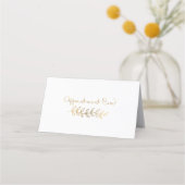 Carte de rendez-vous de la branche d'effet or (Devant)