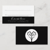 carte de rendez-vous de l'arbre (Devant / Derrière)