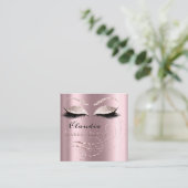 Carte de rendez-vous de l'artiste de maquillage du (Debout devant)