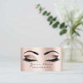 Carte de rendez-vous de l'artiste de maquillage La (Debout devant)