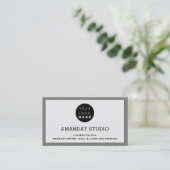 Carte de rendez-vous de maquillage professionnel L (Debout devant)