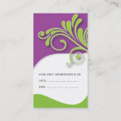 CARTE DE RENDEZ-VOUS DE MAQUILLEUR (Dos)