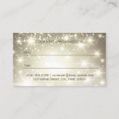 Carte de rendez-vous de Parties scintillant Sparkl (Dos)