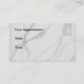 Carte de rendez-vous de salon de beauté (Dos)