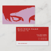 carte de rendez-vous de salon : style d'emo (Devant / Derrière)