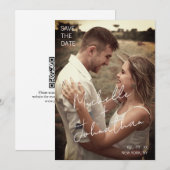 Carte de rendez-vous de sauvegarde de code QR de p (Devant / Derrière)