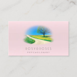 Carte de rendez-vous de thérapeute de psychologue