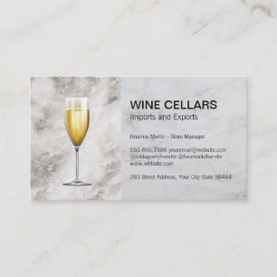 Carte De Rendez-vous Dégustation de vin   Sommelier   Marbre