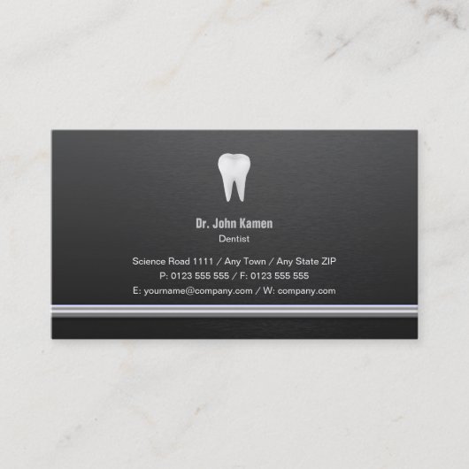 Carte de rendez-vous dentaire | Dentiste (Devant)