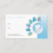 Carte De Rendez-vous Dentaire | Dentiste unique (Dos)