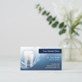 Carte De Rendez-vous Dentaire professionnel flux d'eau Dentiste des den (Debout devant)