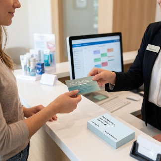 Carte de rendez-vous dentaires Santa Fe Turquoise