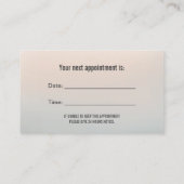 Carte De Rendez-vous Dental Office Clean Tooth Modern Dentiste (Dos)