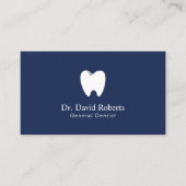 Carte De Rendez-vous Dentist dentist Tooth Logo Marine Blue Dental Nomi (Devant)