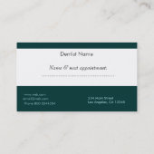 Carte De Rendez-vous Dentiste (Dos)
