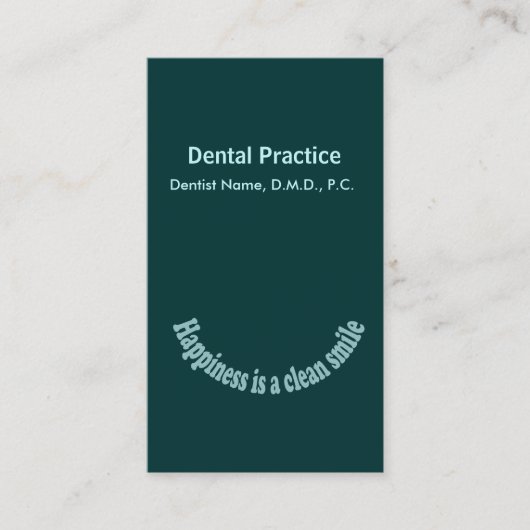 Carte De Rendez-vous Dentiste (Devant)