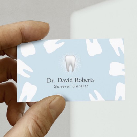 Carte De Rendez-vous Dentiste Dental Nomination Light Bleu